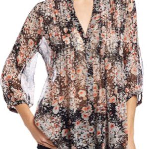 JOIE-Martine Floral Silk Blouse